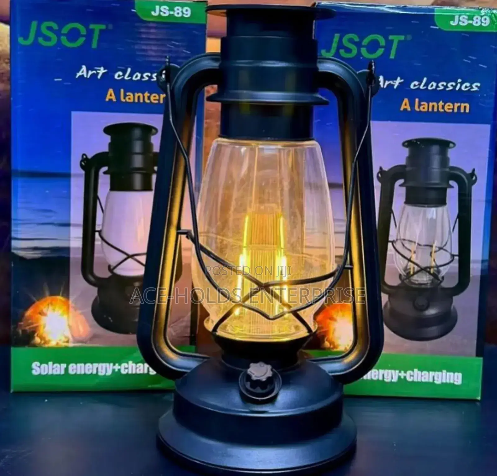 Solar Energy and Charging Lamp Lantern - Jsot