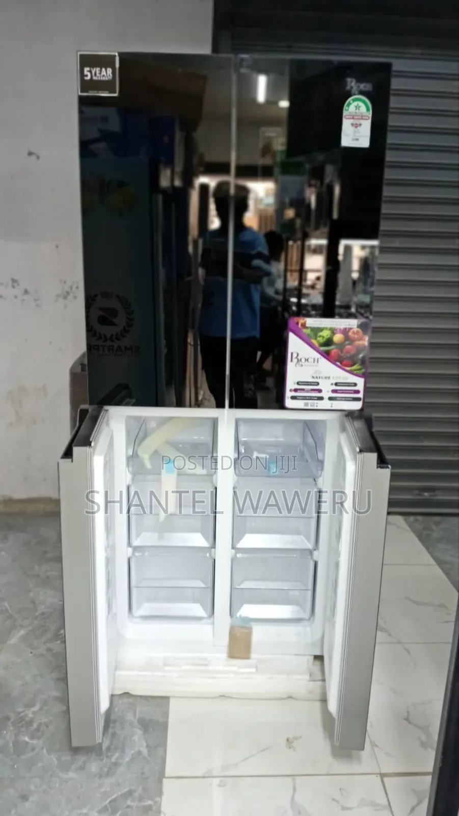 4 Doors Larger Bottom Freezer and Fridge