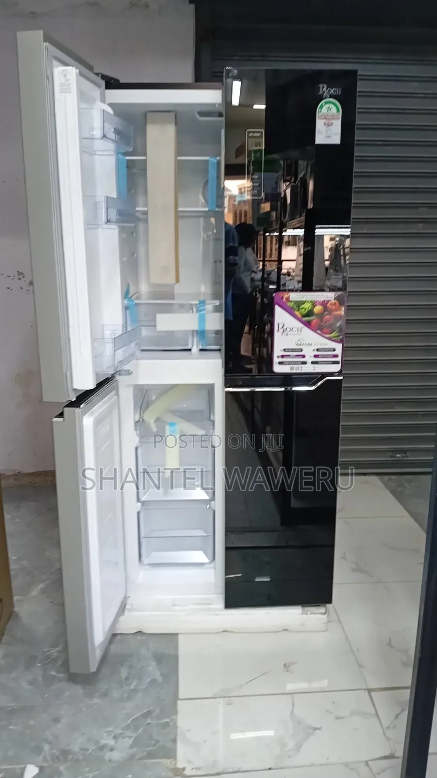 4 Doors Larger Bottom Freezer and Fridge