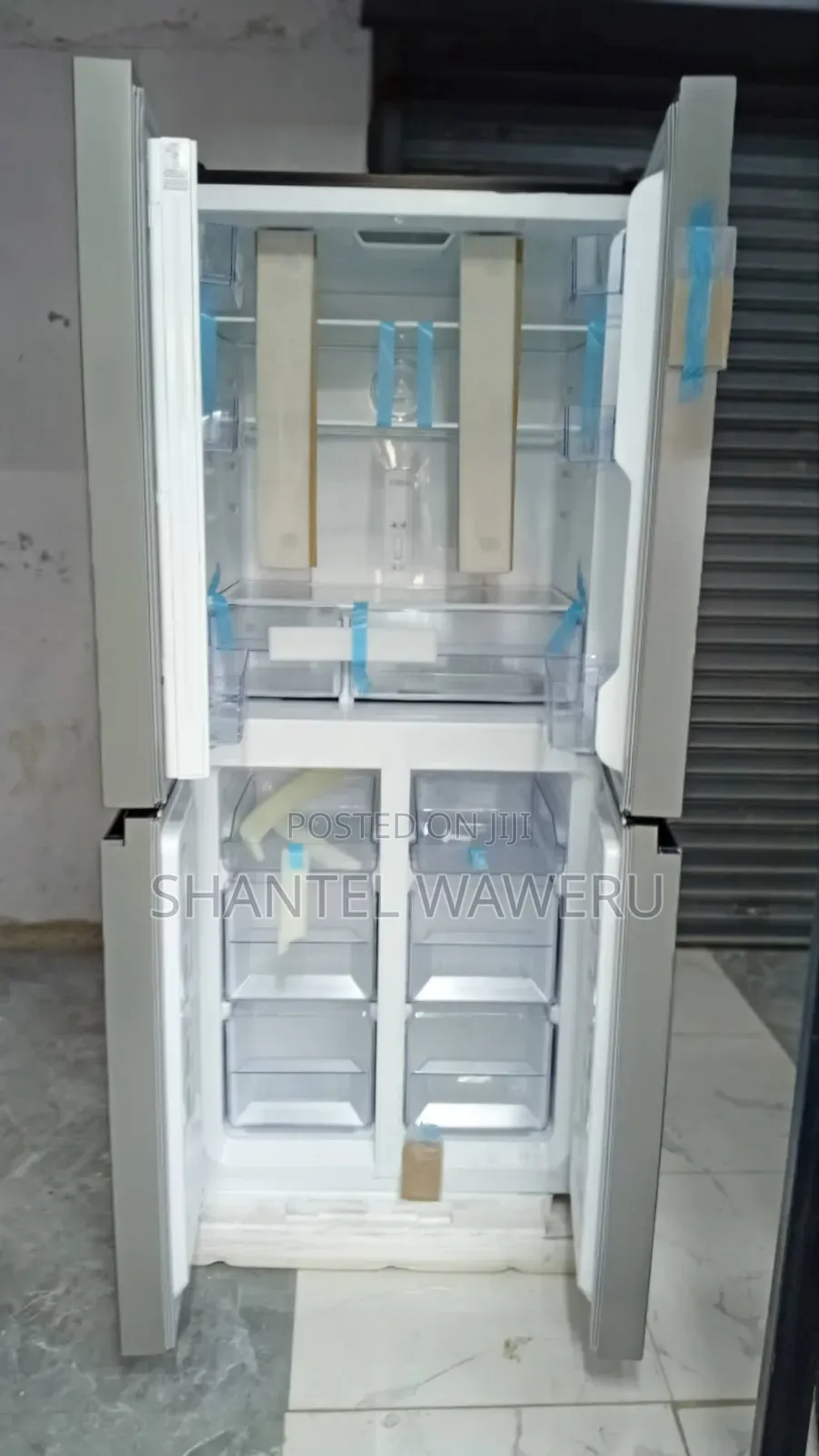 4 Doors Larger Bottom Freezer and Fridge