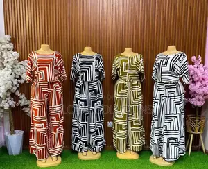 Geometric Print Wide-Leg Two-Piece Outfit