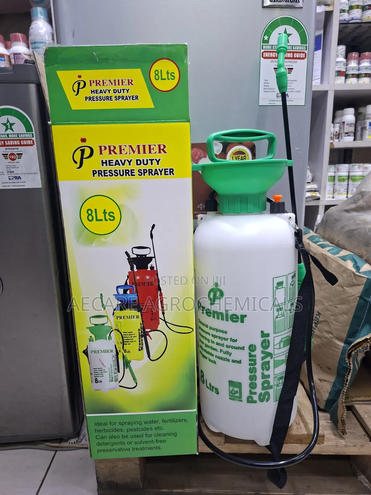 Premier Heavy Duty Pressure Sprayer 8 Litres