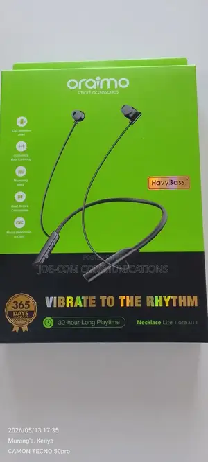 Oraimo Wireless Necklace Earphones