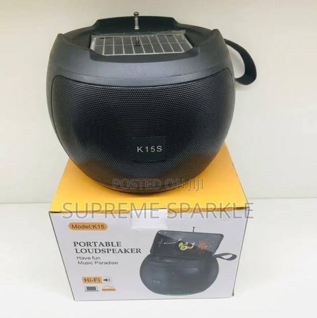 K15s Portable Solar Bluetooth Speaker.