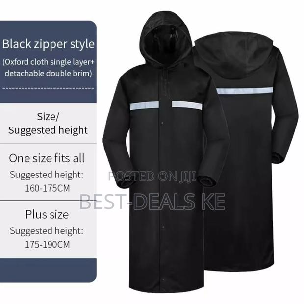 Rain Coat Black - main view
