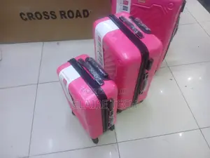Fribe Hot Pink Hard Shell Suitcase – Lightweight Spacious Travel Bag