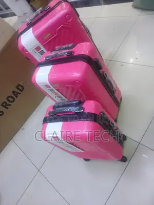 Fribe Luxury Hot Pink Suitcase – Modern Travel Luggage With Wheels