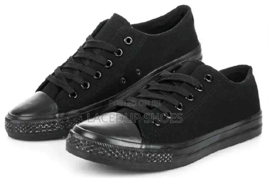 All Black Converse Shoes