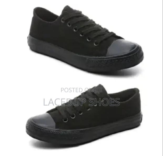 All Black Converse Shoes - thumbnail 4
