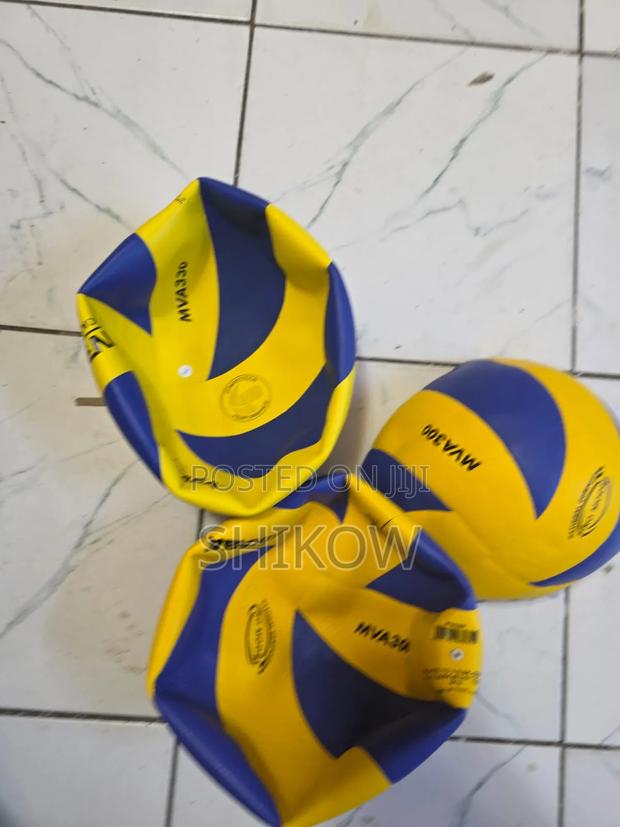 Mikasa Blue and Yellow Volleyball Ball