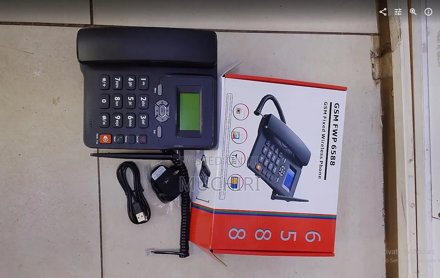 Dual Sim Card GSM Deskphone