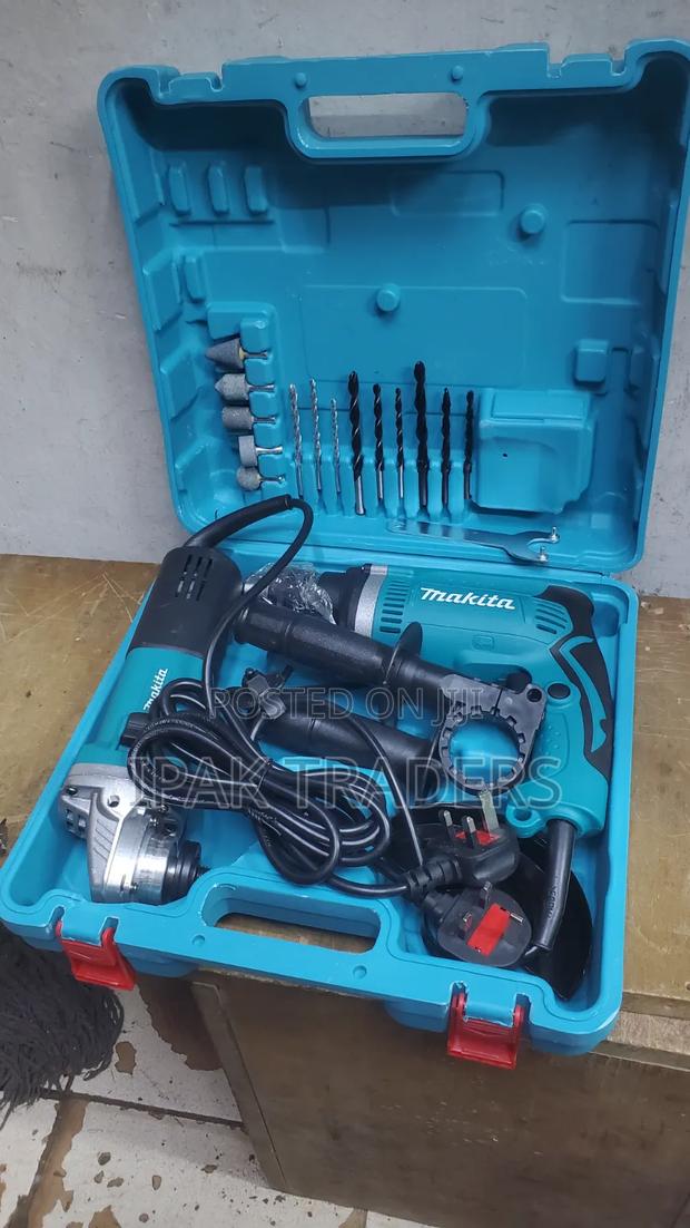Makita Accessories Makita Combo Drill and Grinder Set