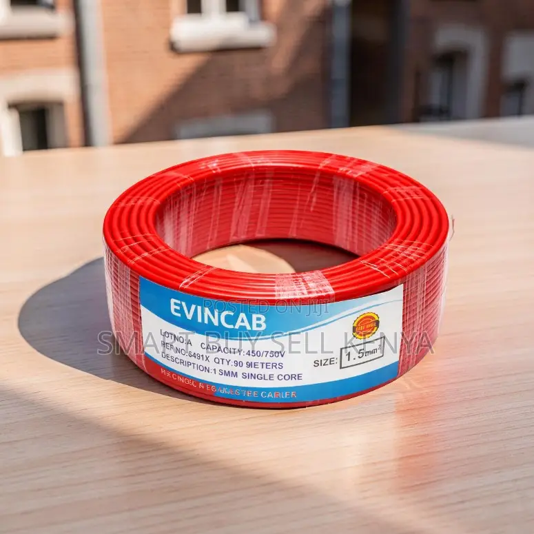 Evin 1.5mm Single Core Flame Retardant Durable Electrical Wiring Cable