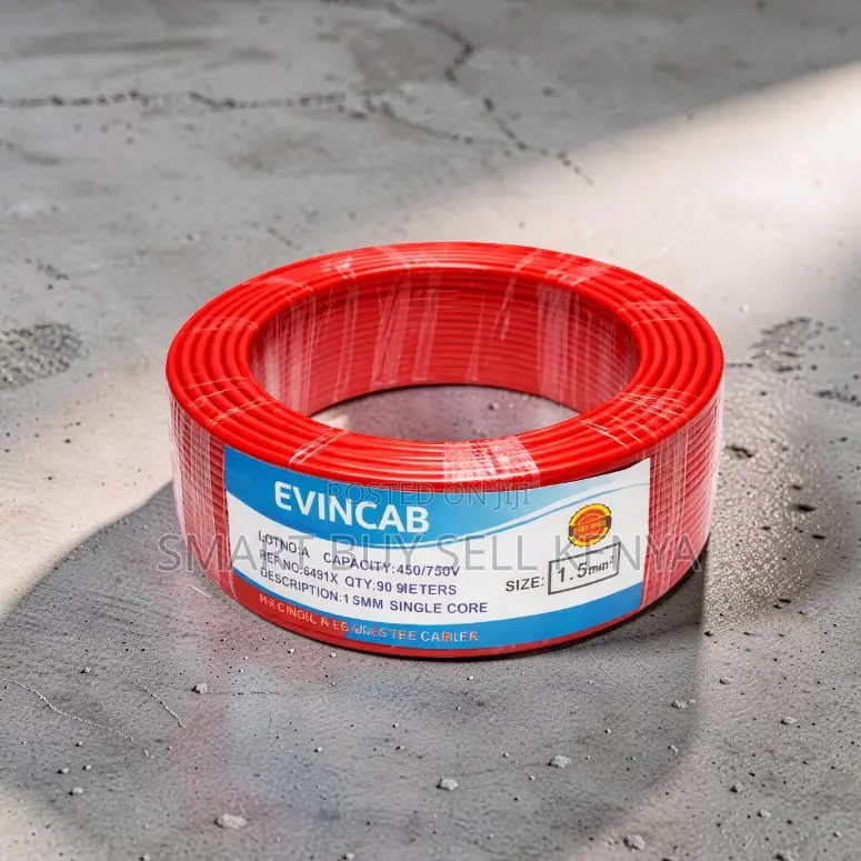 Evin 1.5mm Single Core Quality Assured Indoor Electrical Wiring Cable