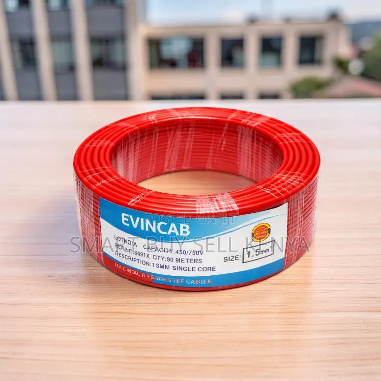Evin 1.5mm Single Core Reliable Power Indoor Electrical Wiring Cable