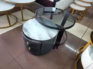 Imported Round 2in1 With Glass Top