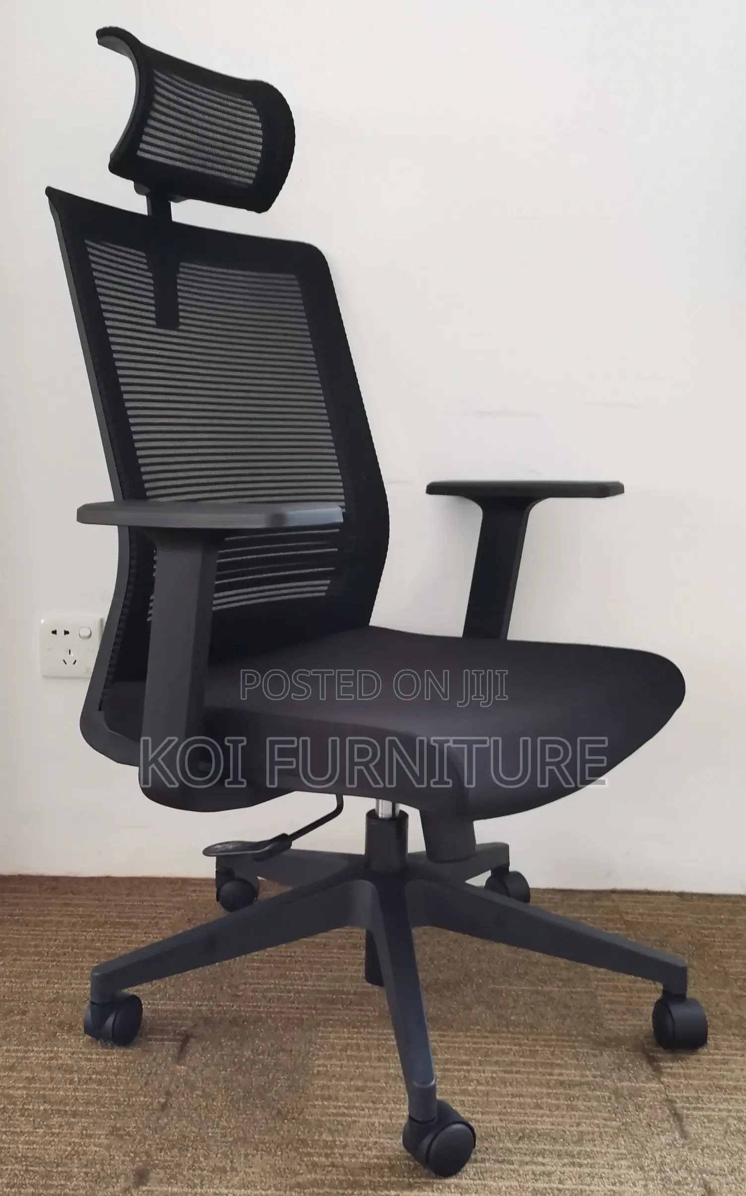 Office Chairs; Kereese Ergonomic Black Style Adjustable Office Chairs
