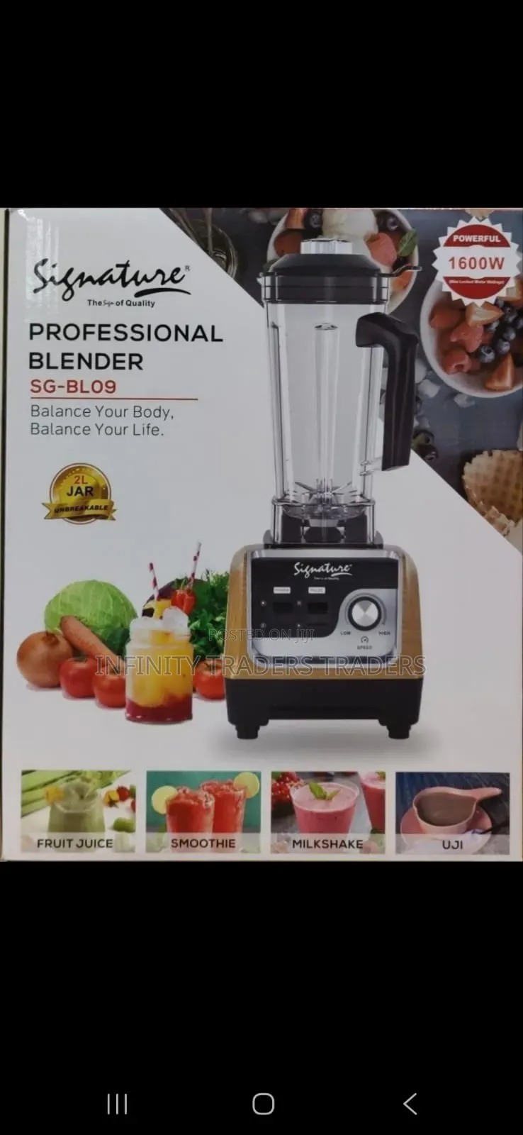 Signature Commercial Blender With 2.0l