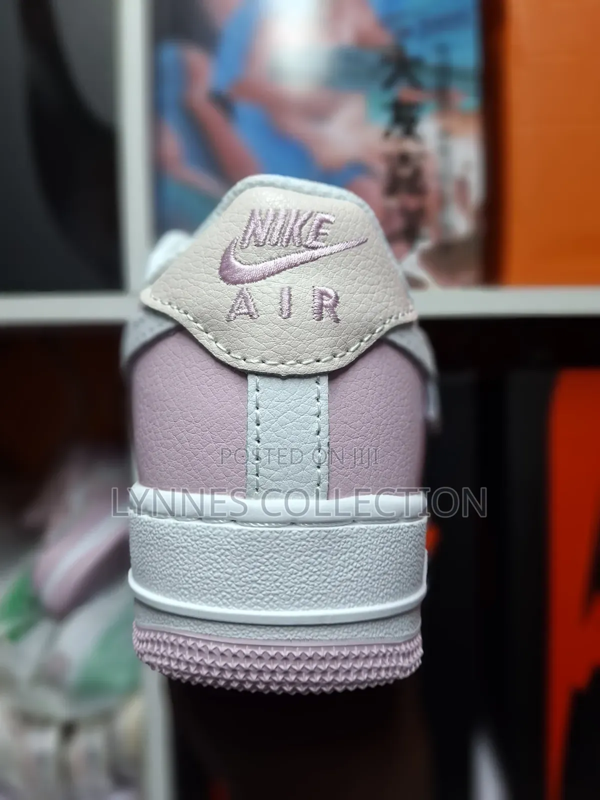 Nike Air Force/ 1 Pink Sneakers.