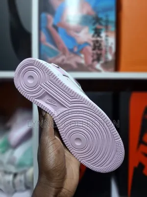 Nike Air Force/ 1 Pink Sneakers.
