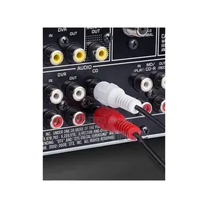 2 Rca Male Jack to 2 Rca Male Jack Audio Video Cable for Home Theater