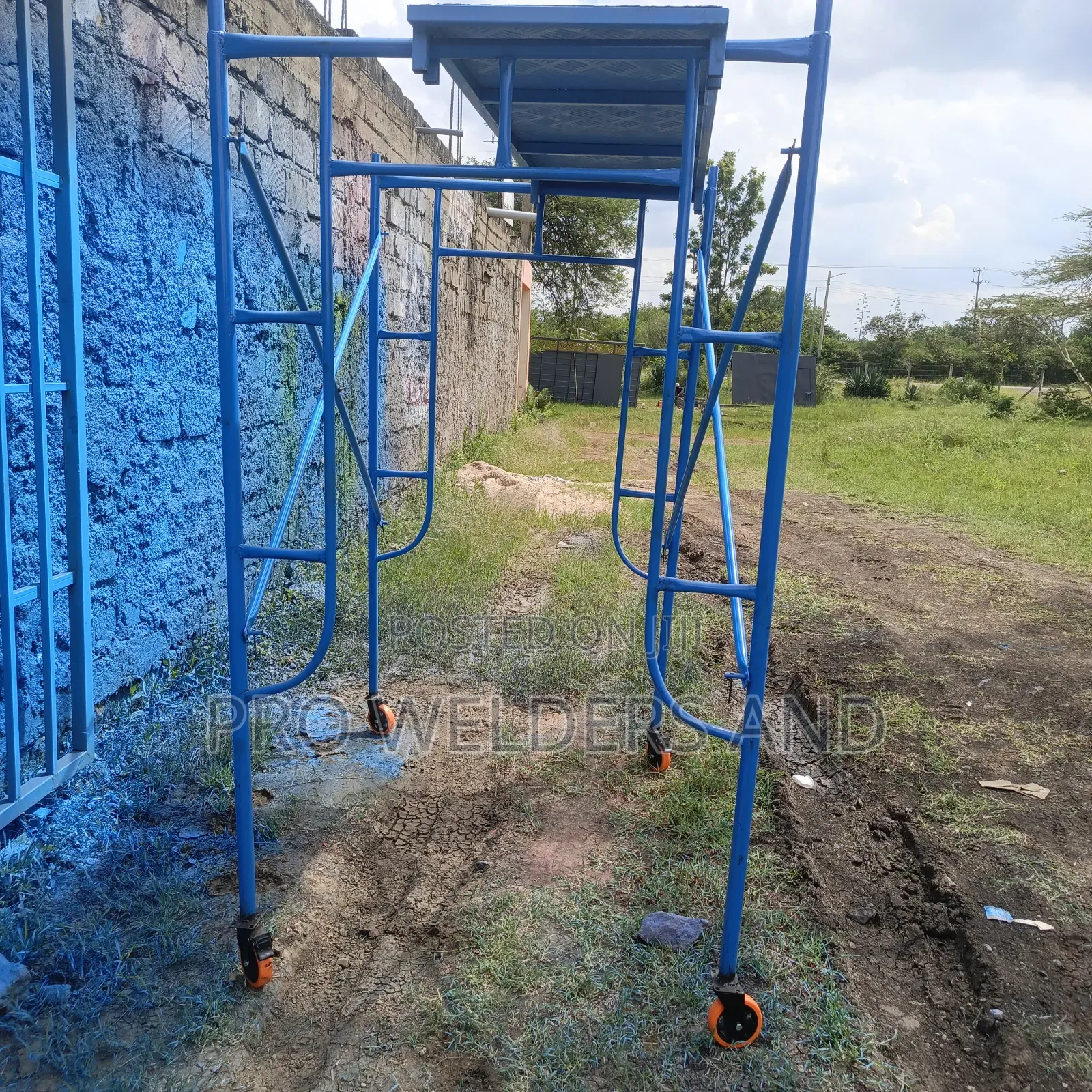 Strong Metal Scaffolding Frames Walk Boards for Sale