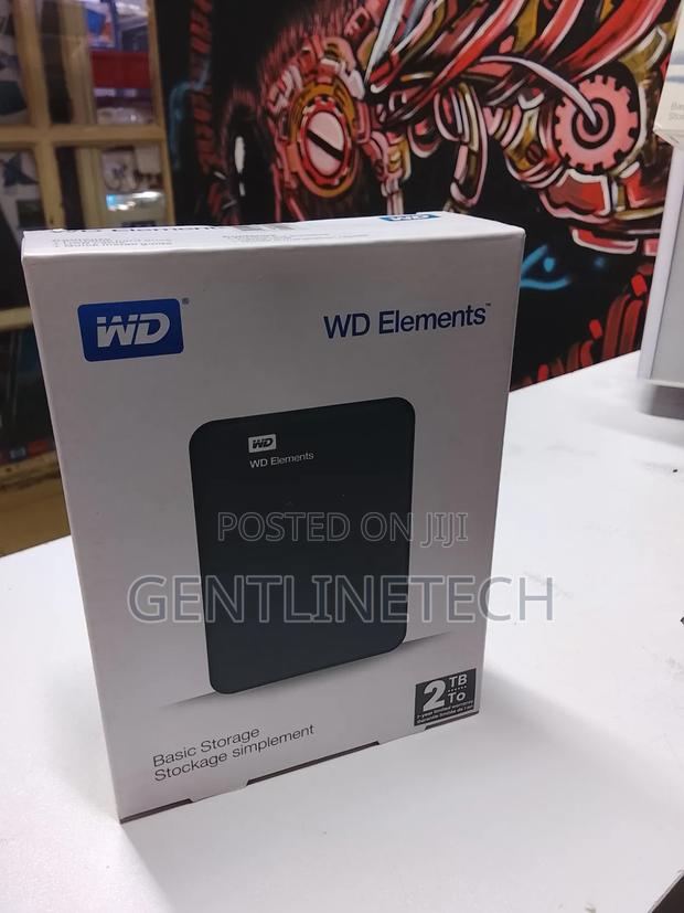 Wd 2tb Portable External HDD – Slim Reliable
