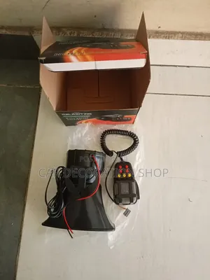 12v Emergency Siren Kit With Microphone and Amplifier