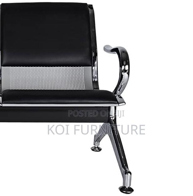 Office Benches; Heavy-Duty 2-Seater Padded Office Waiting Bench - thumbnail 2