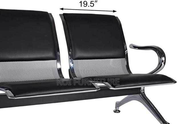 Office Benches; Heavy-Duty 2-Seater Padded Office Waiting Bench - thumbnail 4