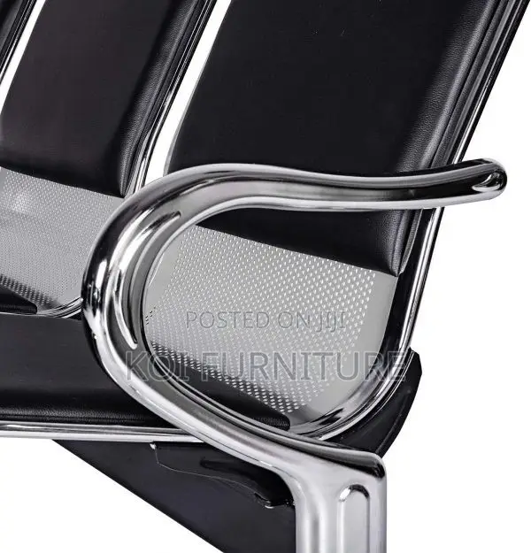 Office Benches; Heavy-Duty 2-Seater Padded Office Waiting Bench