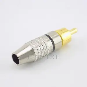 Rca Male Gold Plated Connector - 10 PCS for Audio/Video