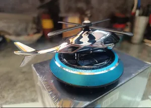 Dash Mount Warhawk Helicopter Blade Rotate Solar Air Freshener