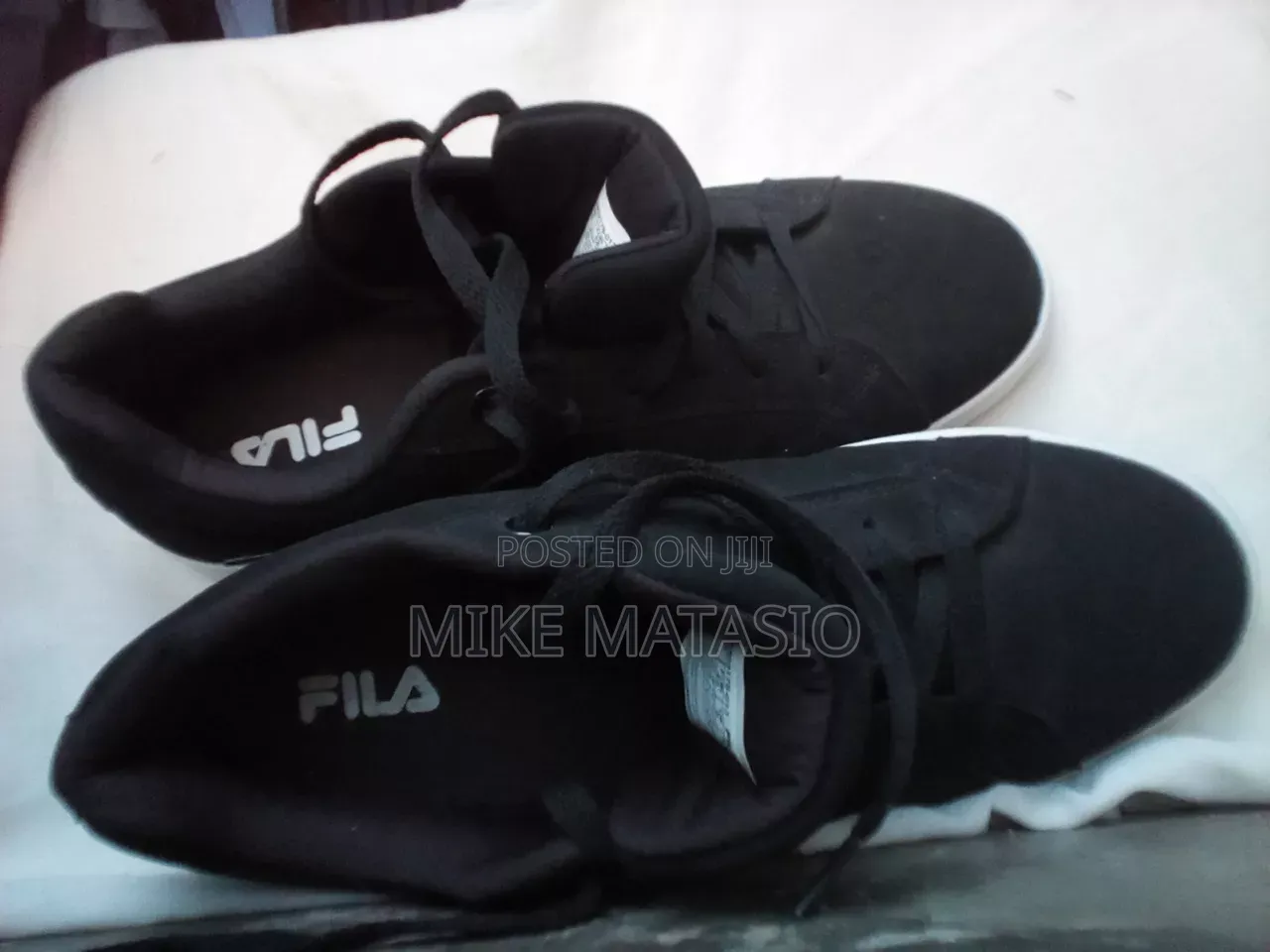 Black Fila Shoes