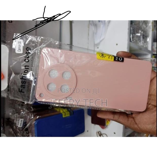 Silicon Silicon Pink Soft Silicone Case for Tecno Camon 30 4g/5g - thumbnail 2