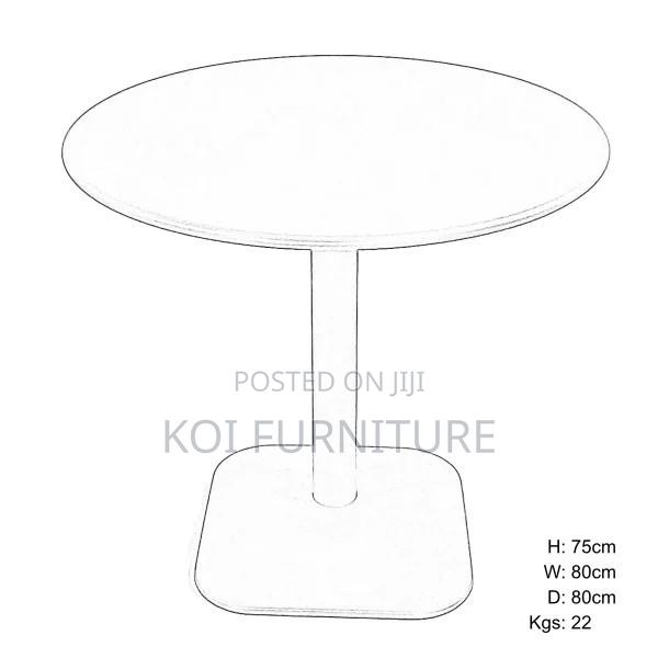 Coffee Table; Adjustable Black Modern Office/Home Dinning Table - thumbnail 2