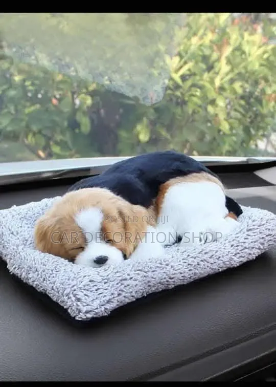 Interactive Stuffed Pet Toy Decorative Showpiece for Car Dashboard