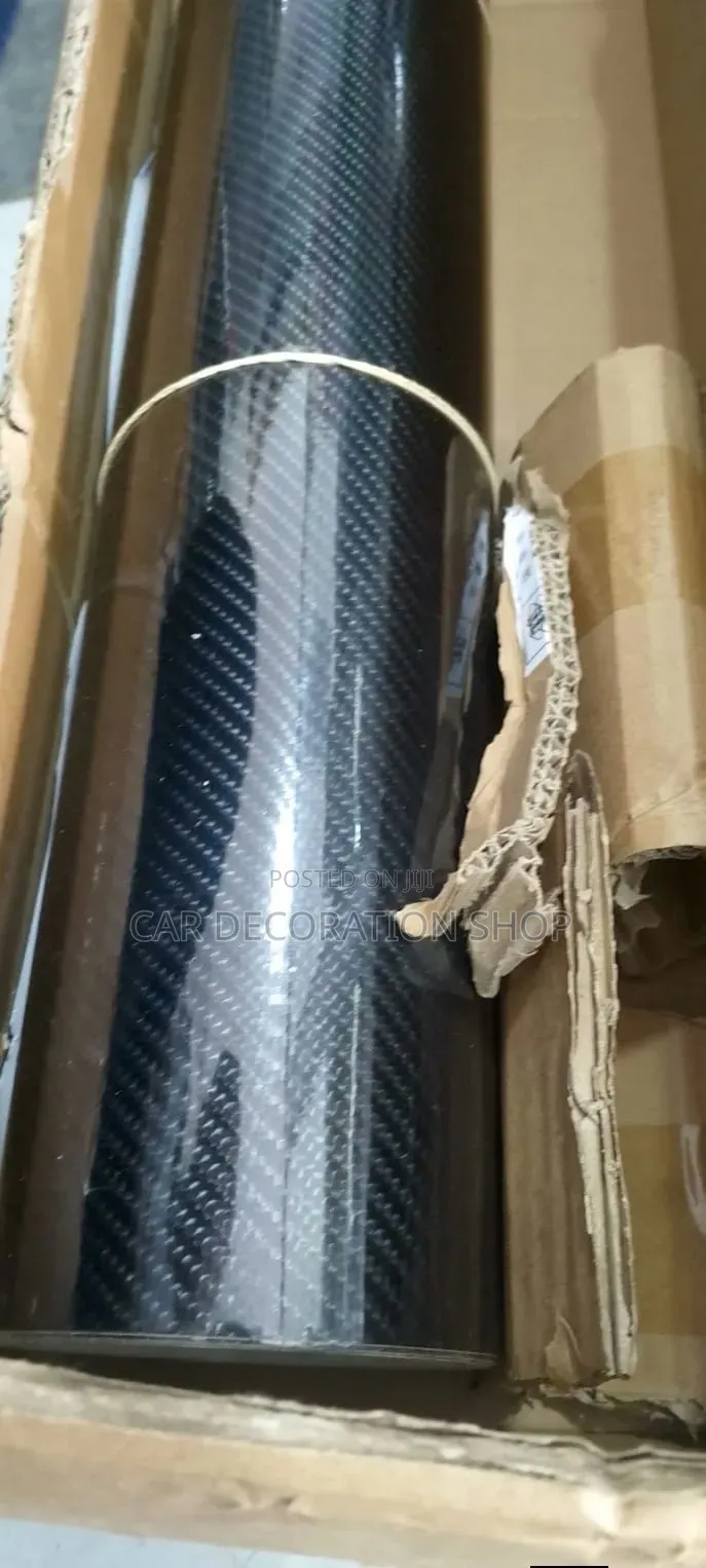 Glossy Textured Weave Pattern Designed Carbon Fiber Vinyl Wrap