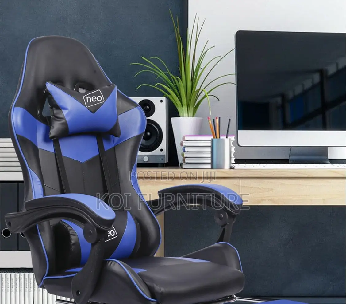 Office Chairs; Blue Joyous Studio Gamers Chairs for Content Streaming
