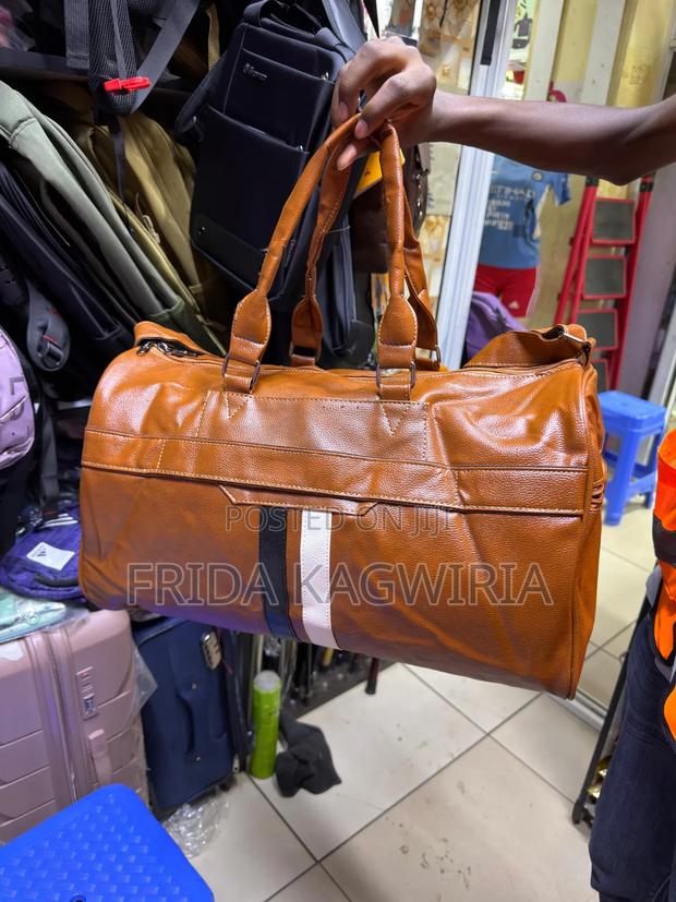 Stylish Leather Duffle Bag/ Gym Bag/Travel Bag