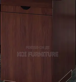 Office Desk; 1.2 Meters Mahogany Executive Desk With Keyboard Tray