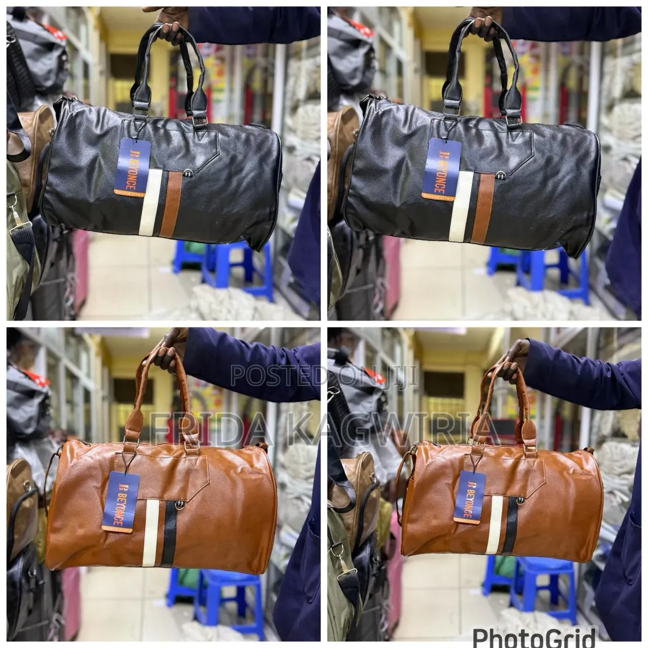 Stylish Leather Duffle Bag/ Gym Bag/Travel Bag