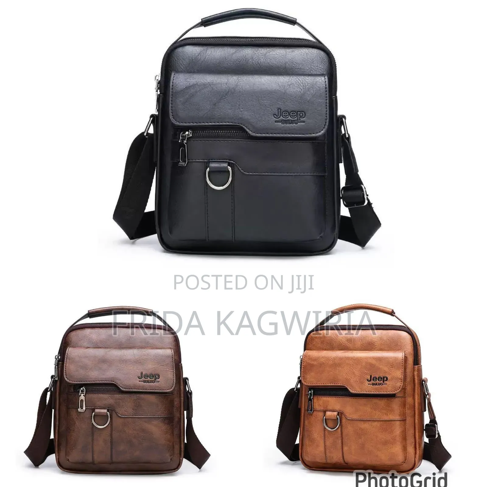 Jeep Leather Laptop Bags