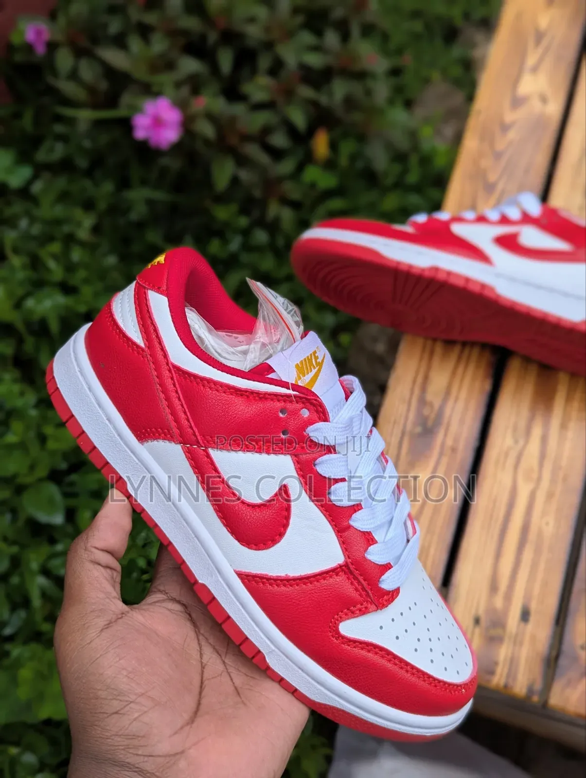 Nike Sb Dunk Red/White Sneakers - Skate Streetwear Shoes