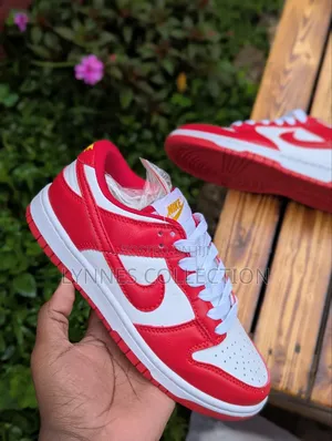 Nike Sb Dunk Red/White Sneakers - Skate Streetwear Shoes
