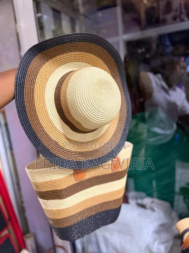 Matching Hat and Straw Bag - thumbnail 2