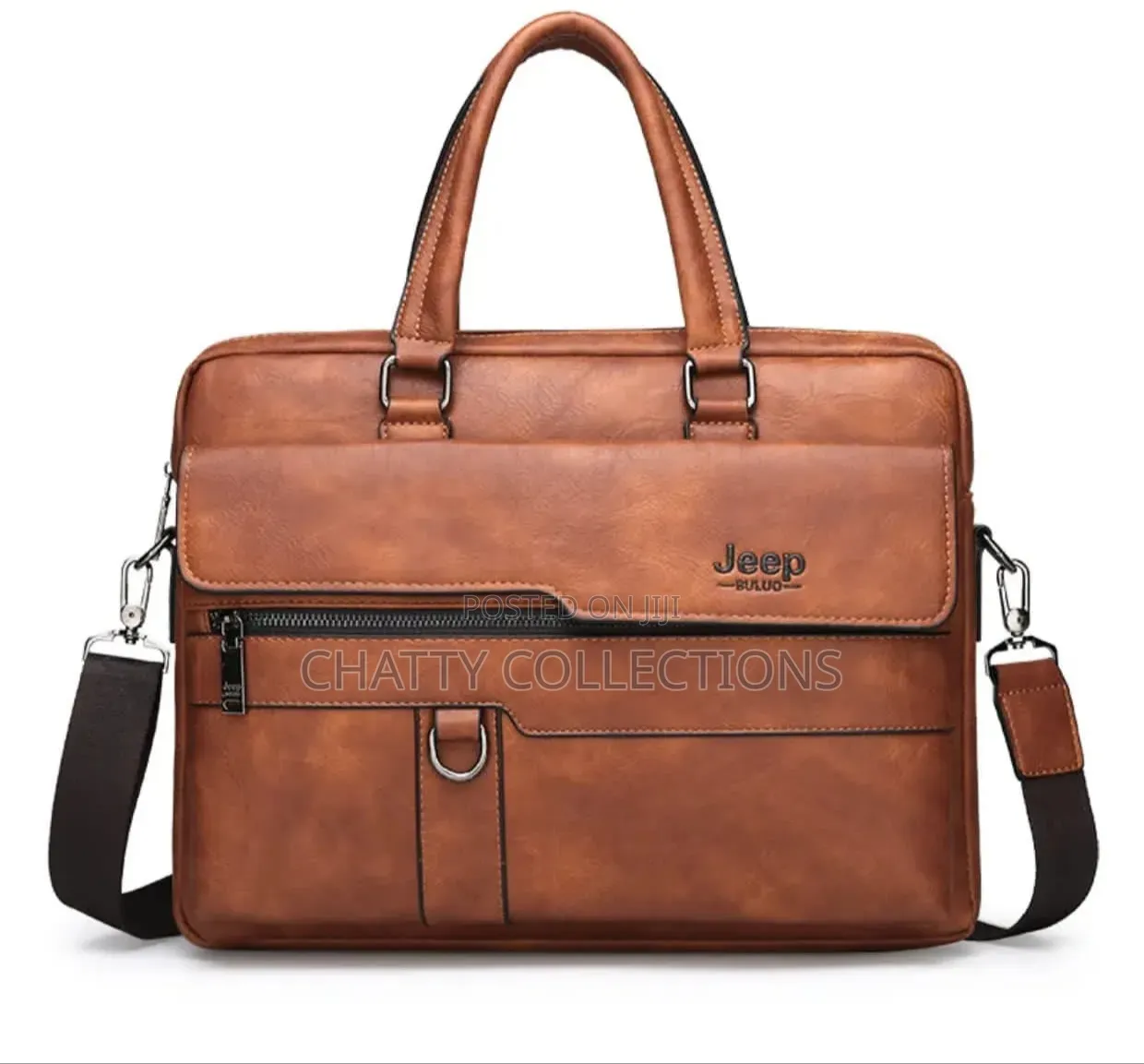 Light Brown Big Size Jeep Boluo Laptop Bags