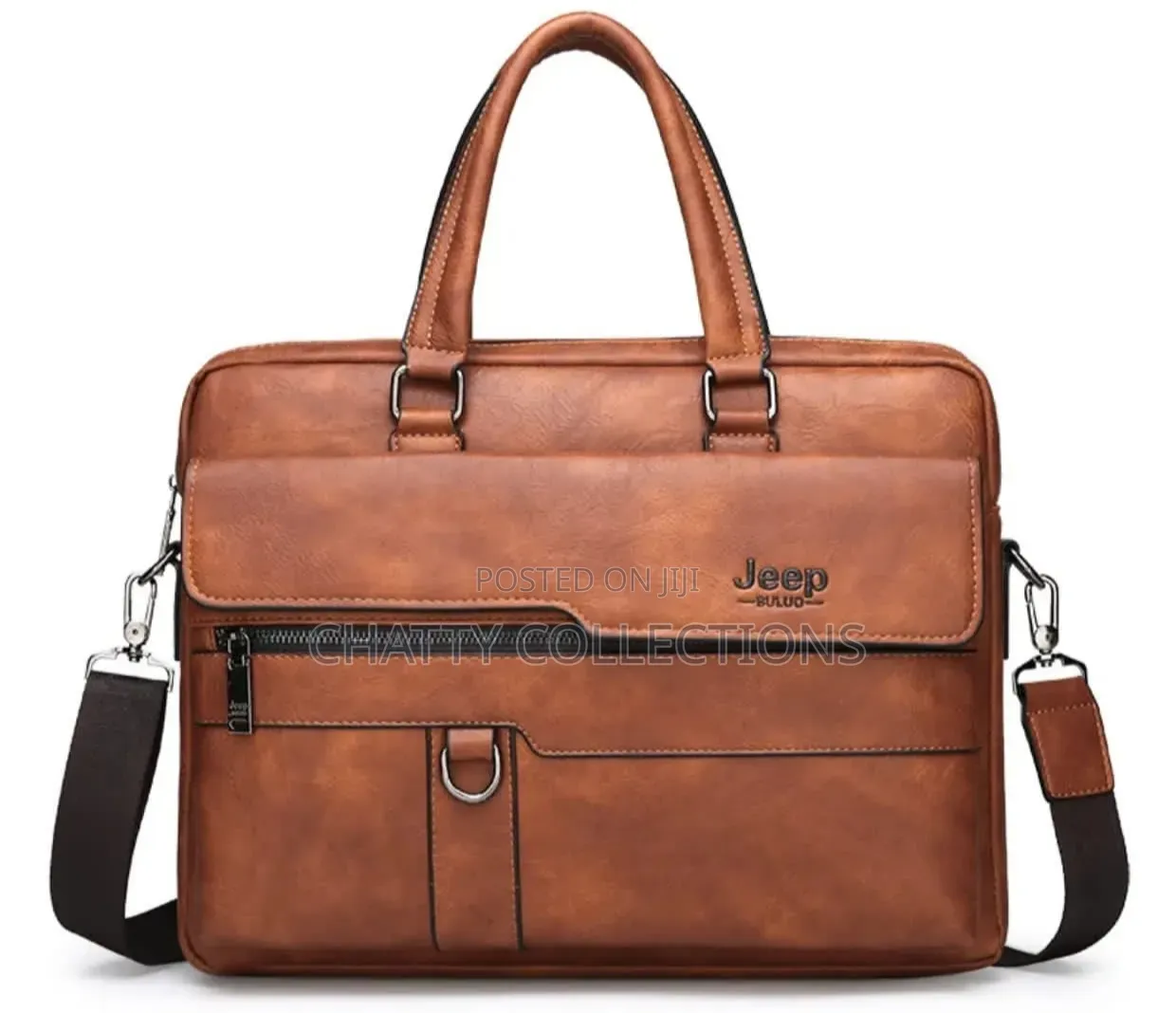 Light Brown Big Size Jeep Boluo Laptop Bags