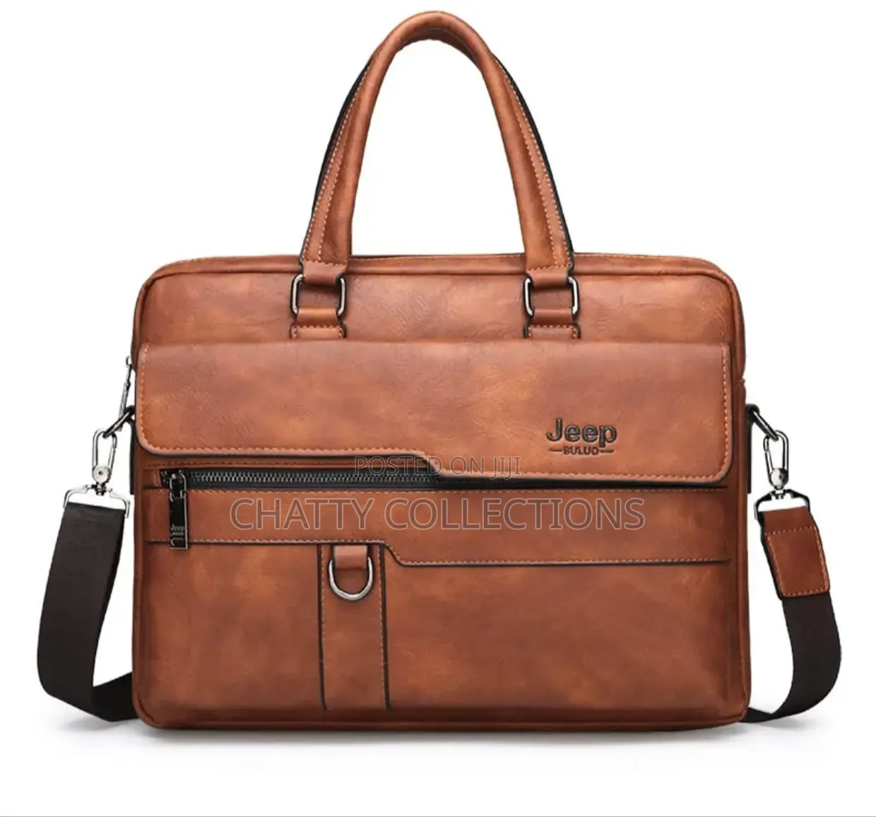 Light Brown Big Size Jeep Boluo Laptop Bags