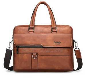 Light Brown Big Size Jeep Boluo Laptop Bags